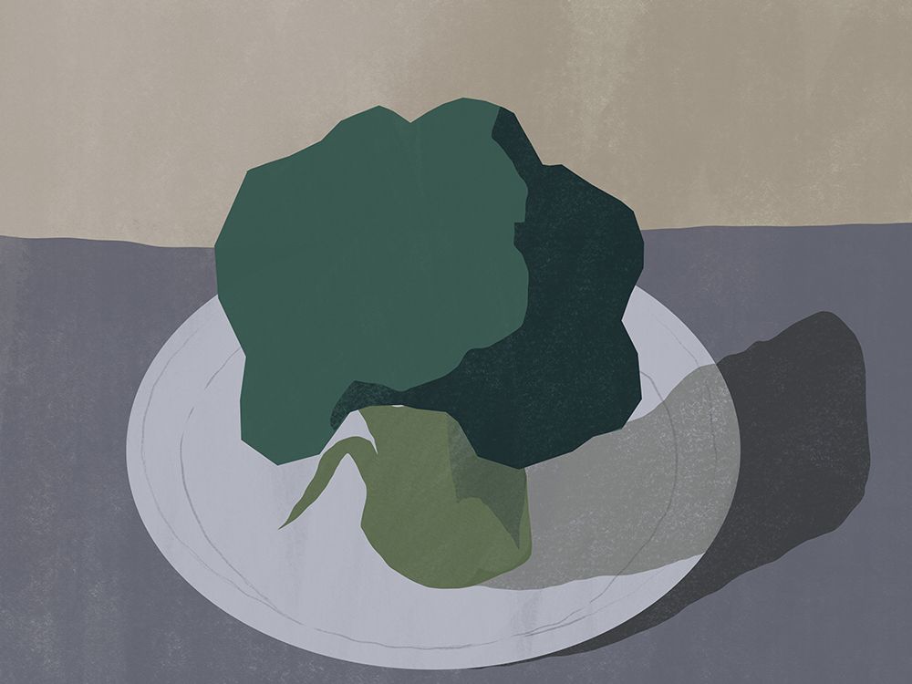 Broccoli art print by Little Dean for $57.95 CAD