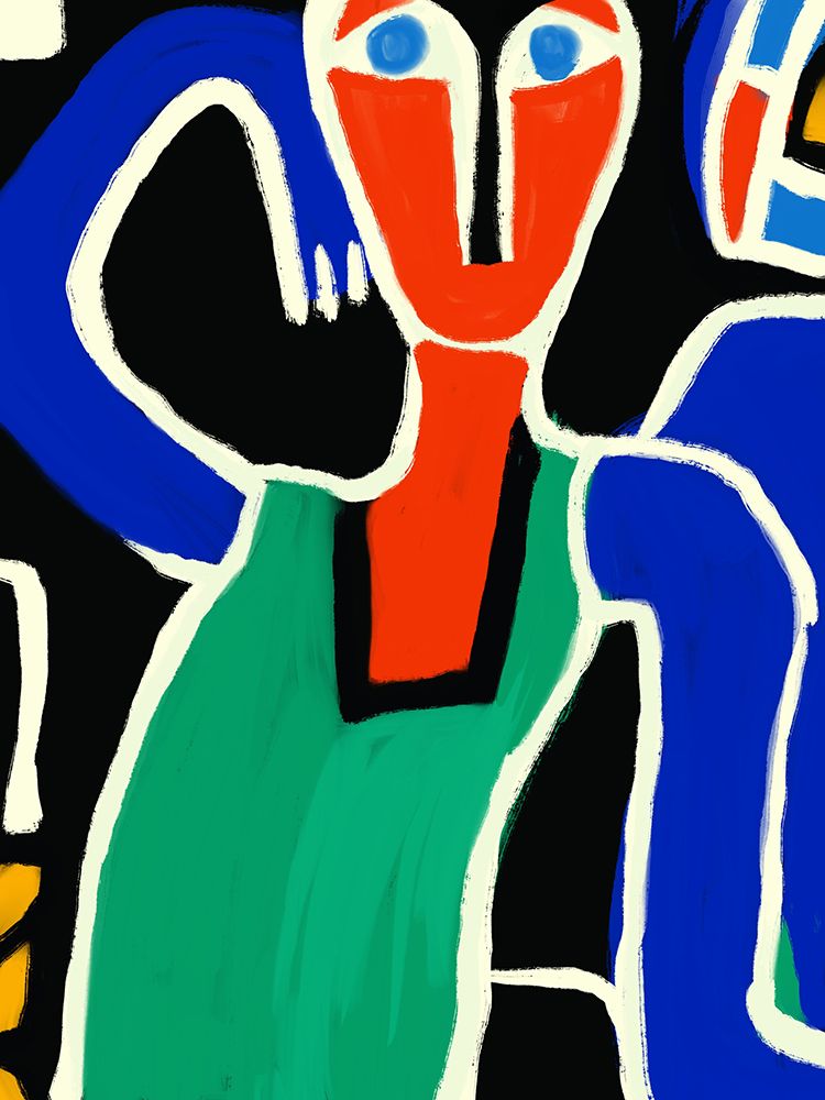 Dancing Native art print by Little Dean for $57.95 CAD