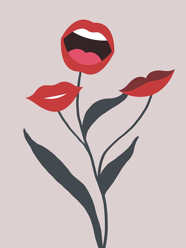 Singing Flower art print by Little Dean for $57.95 CAD
