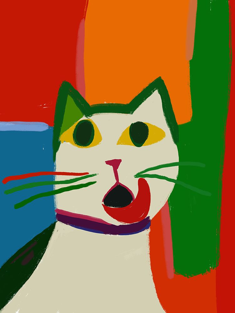 Catilicious art print by Little Dean for $57.95 CAD