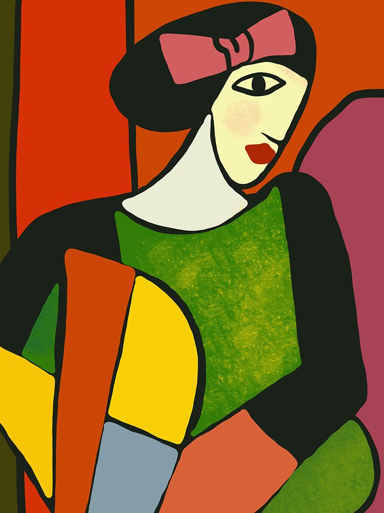 Beauty in red art print by Little Dean for $57.95 CAD