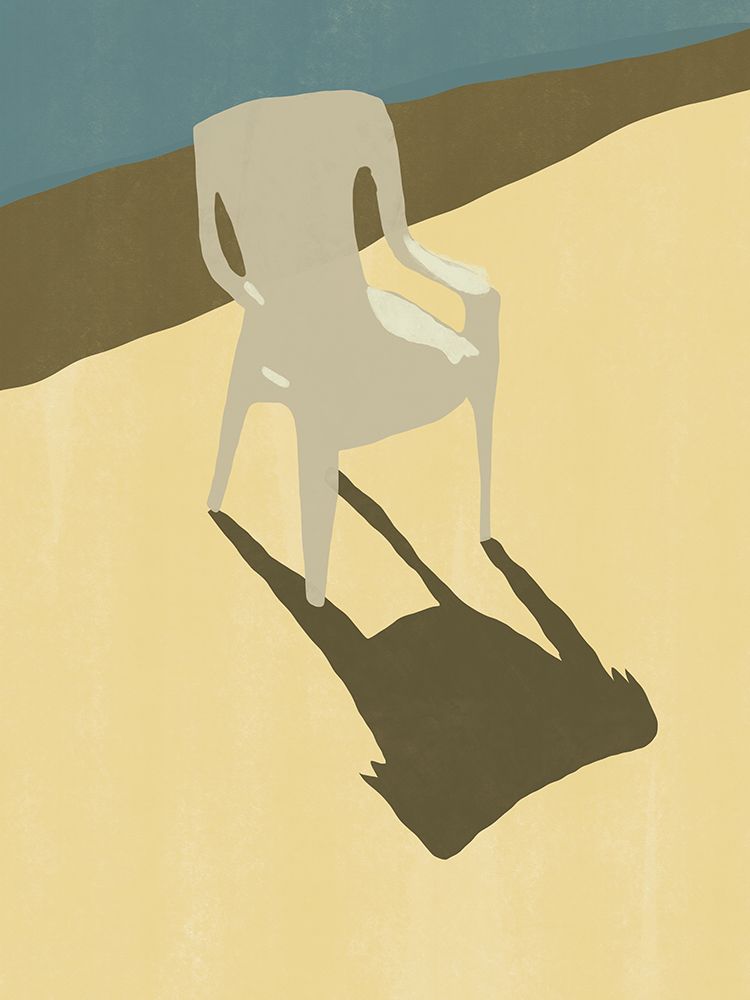 The White Chair art print by Little Dean for $57.95 CAD