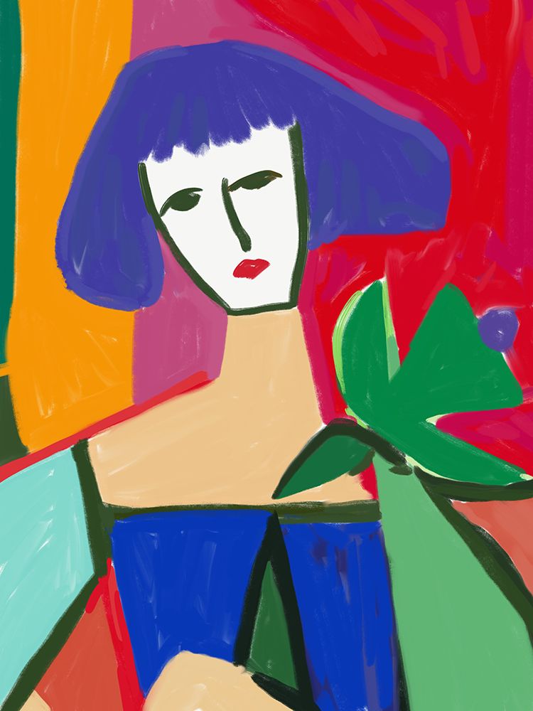 Bohemian Lady art print by Little Dean for $57.95 CAD