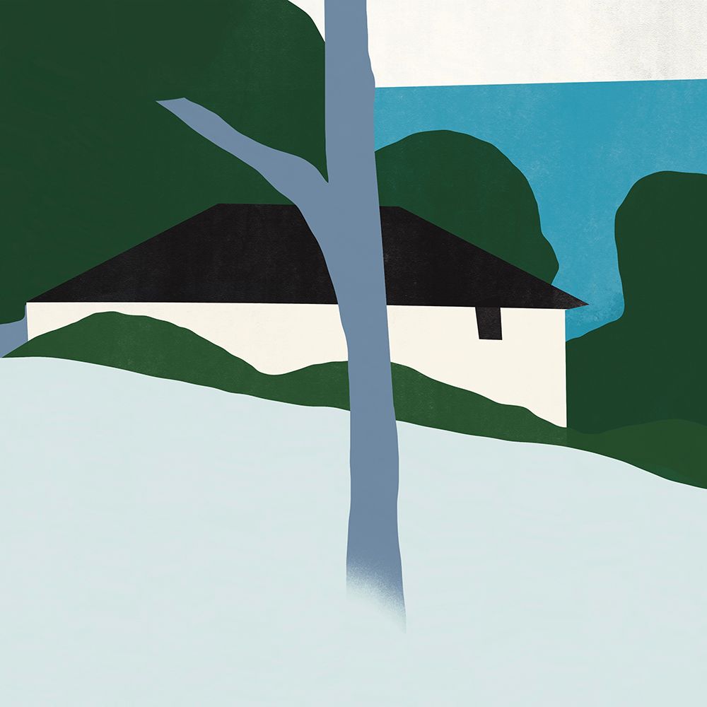 Center tree art print by Little Dean for $57.95 CAD