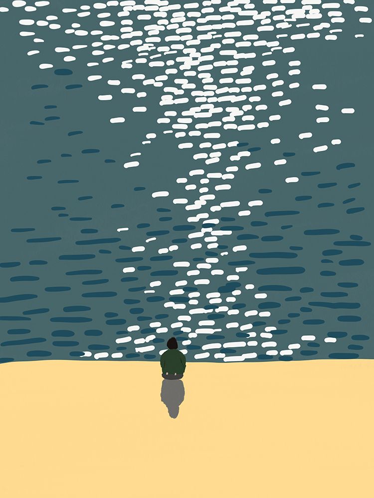 Shimmering light art print by Little Dean for $57.95 CAD