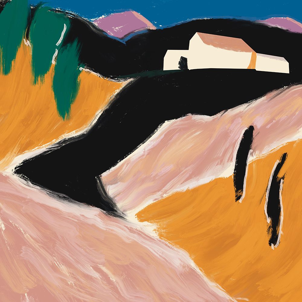 Windy hike art print by Little Dean for $57.95 CAD