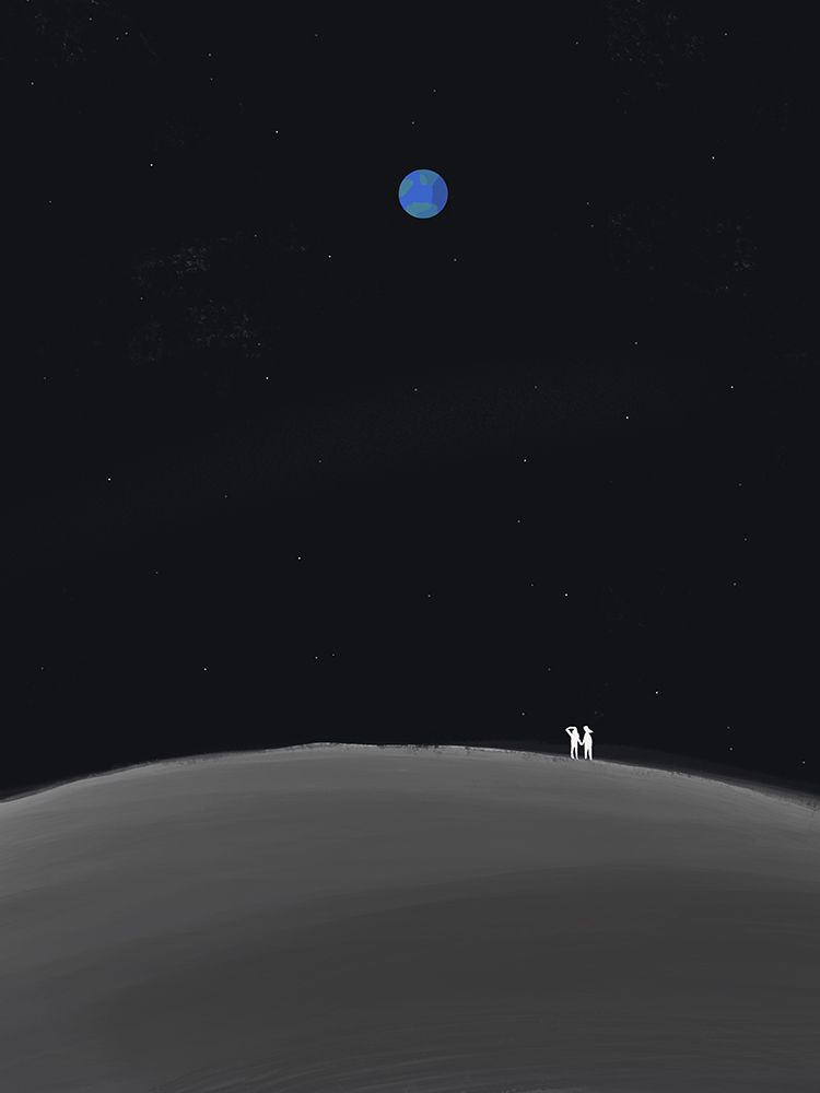 Love you to the moon art print by Little Dean for $57.95 CAD