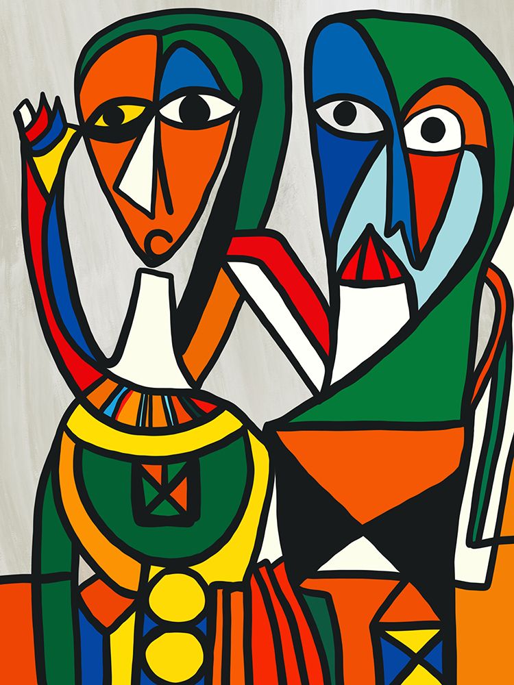 The Native Couple art print by Little Dean for $57.95 CAD