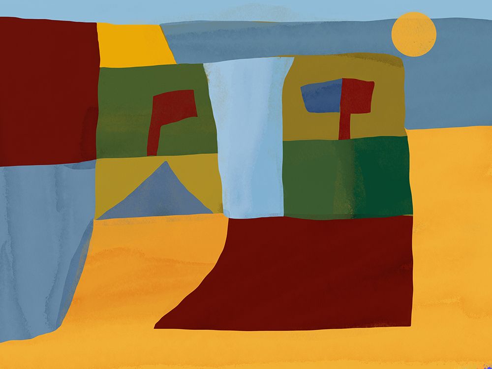 By the sea art print by Little Dean for $57.95 CAD