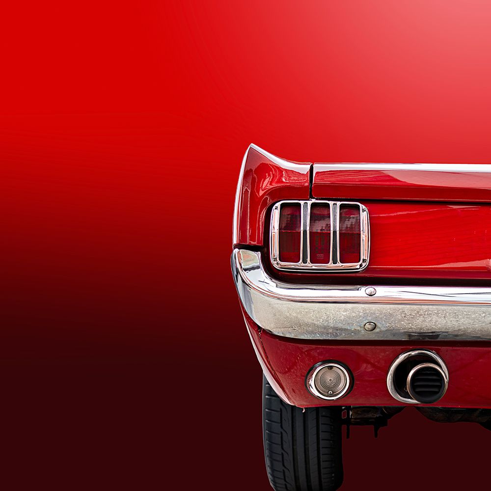 The Red Mustang art print by Roland Weber for $57.95 CAD