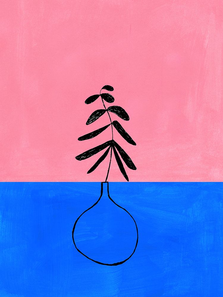 Cobalt Pink Vase .png art print by Ejaaz Haniff for $57.95 CAD