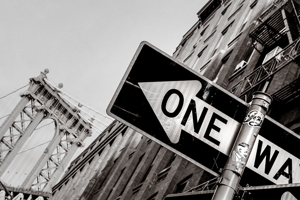Manhattan Bridge One Way art print by Rikard Martin for $57.95 CAD