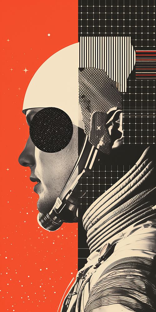 Grungy Astronaut 1 art print by Bilge Paksoylu for $57.95 CAD