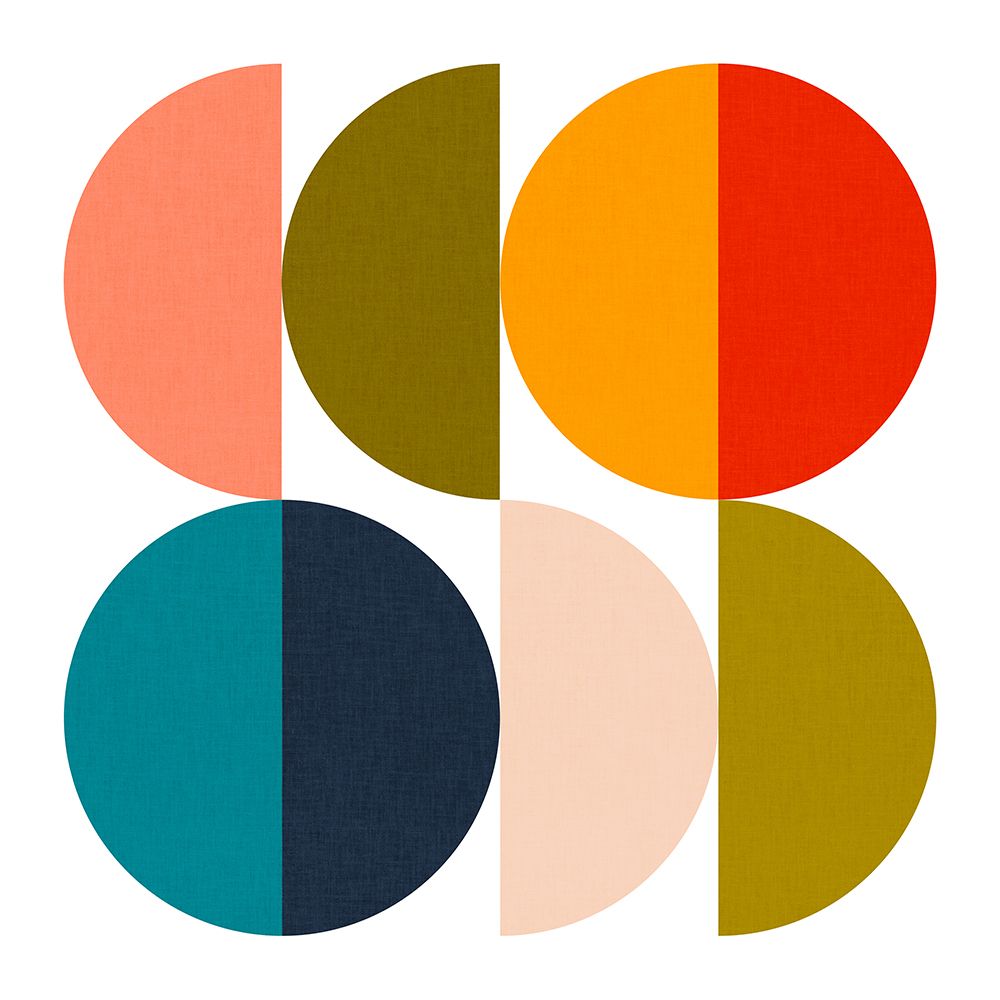 Mid Century Geometric Color Play 2 art print by Ana Rut Bre for $57.95 CAD