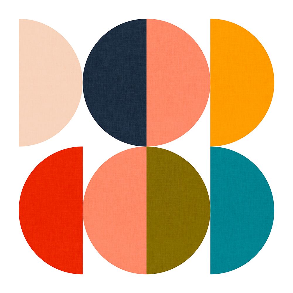 Mid Century Geometric Color Play 1 art print by Ana Rut Bre for $57.95 CAD