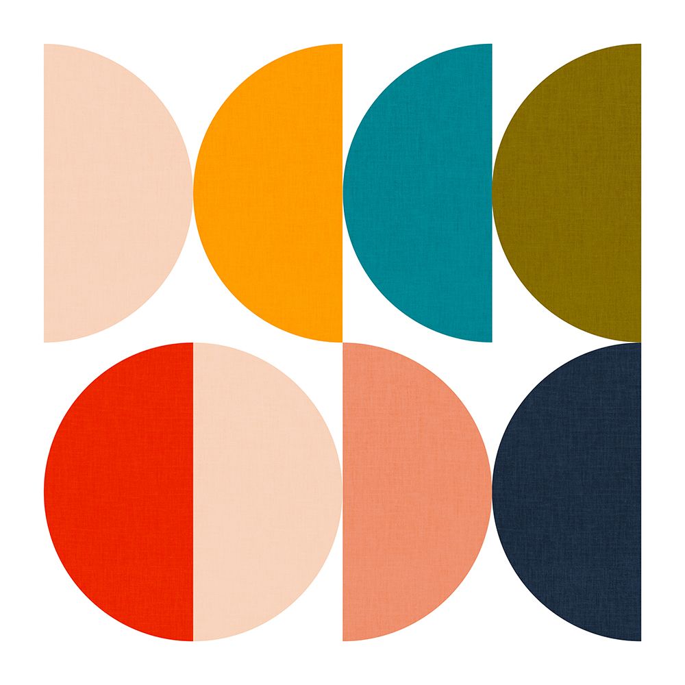 Mid Century Geometric Color Play art print by Ana Rut Bre for $57.95 CAD