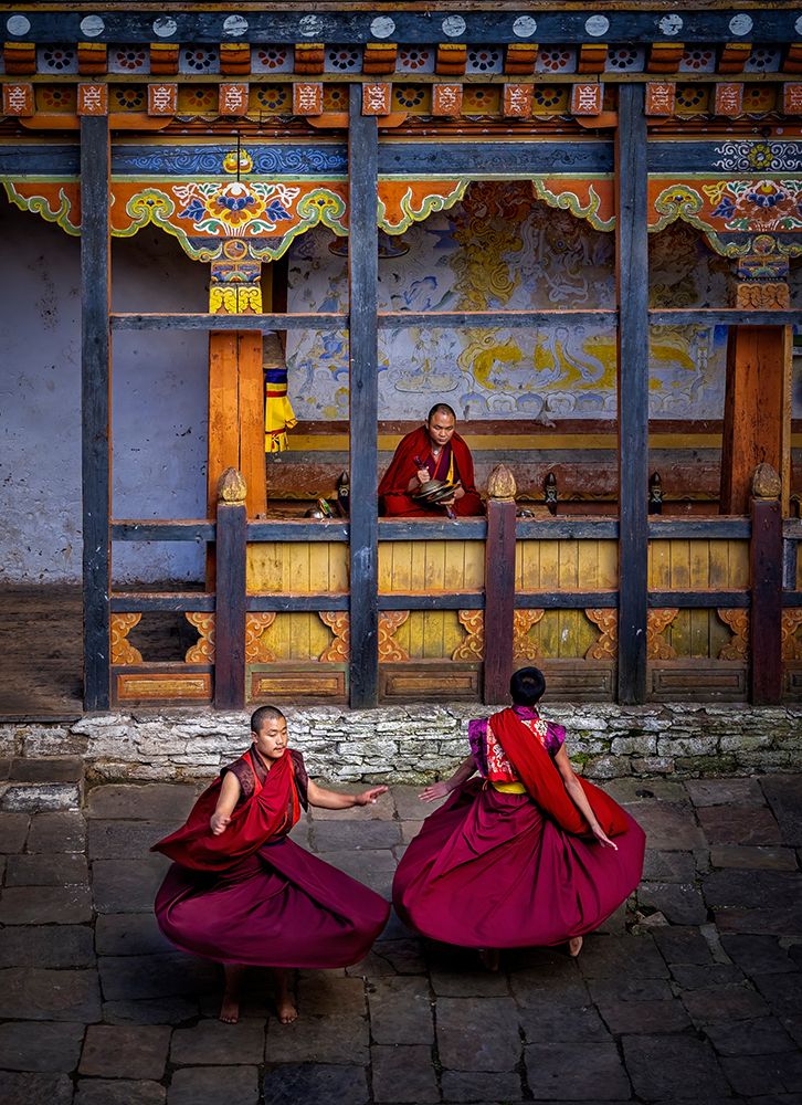 Bhutan, Jakar Dzong-85013A art print by Raimondo Restelli for $57.95 CAD