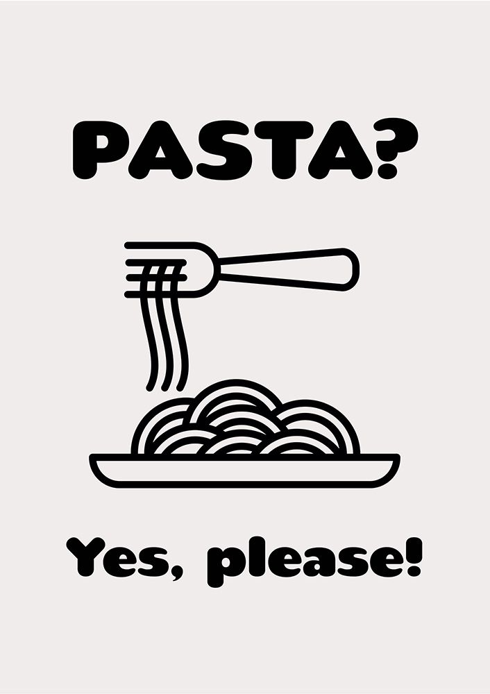 Pasta art print by Fine Fine Stuff for $57.95 CAD
