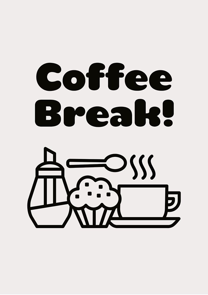 Coffee Break art print by Fine Fine Stuff for $57.95 CAD