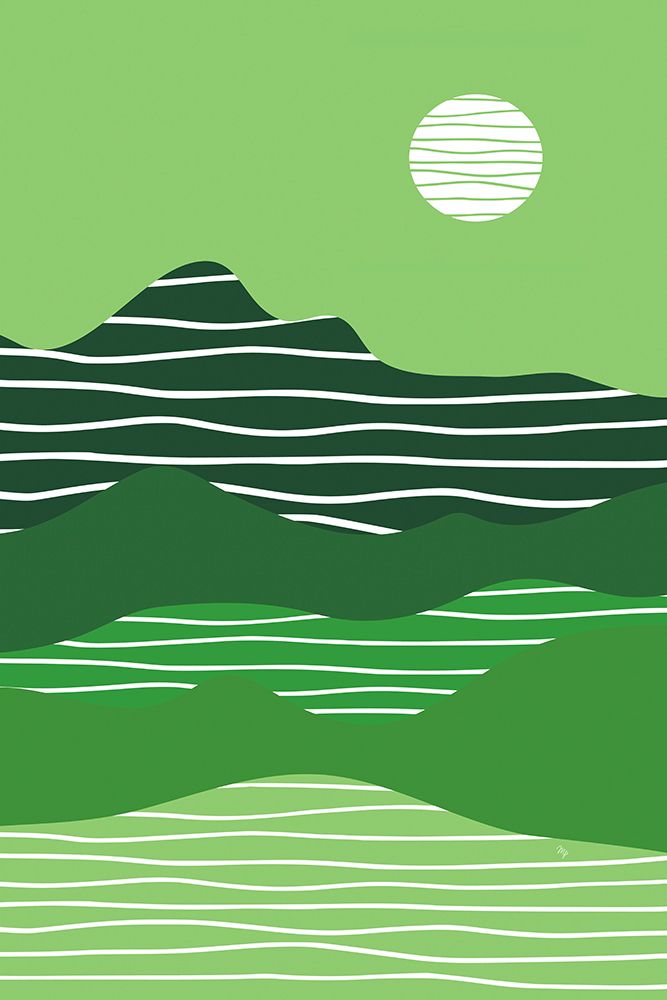 Green Nature art print by Martina for $57.95 CAD