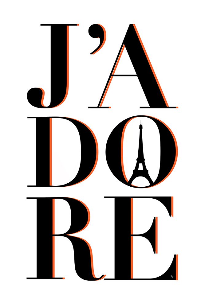 Jadore art print by Martina for $57.95 CAD