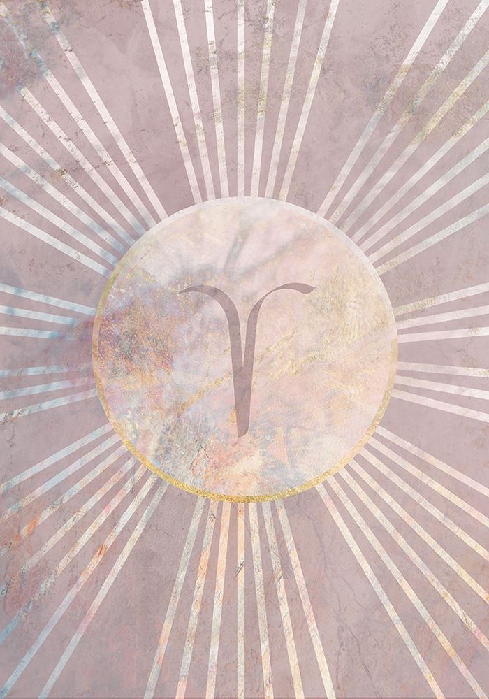 Aries Boho Star Sign Sun art print by Sarah Manovski for $57.95 CAD