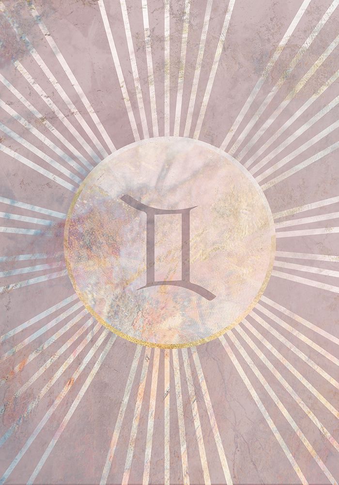 Gemini Boho Star Sign Sun art print by Sarah Manovski for $57.95 CAD