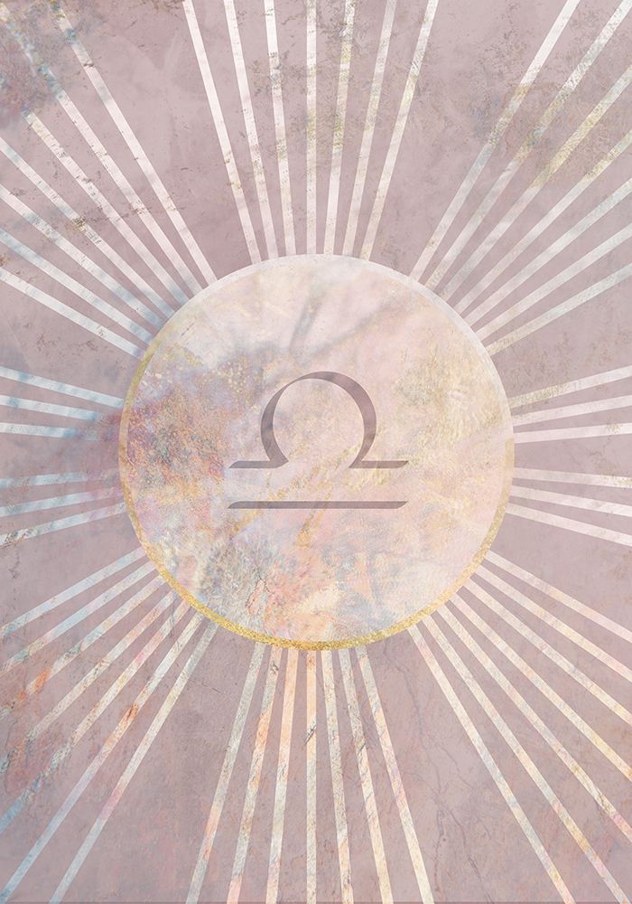 Libra Boho Star Sign Sun art print by Sarah Manovski for $57.95 CAD