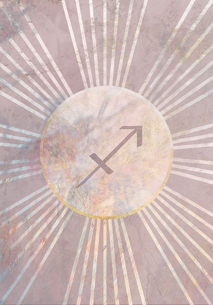Sagittarius Boho Star Sign Sun art print by Sarah Manovski for $57.95 CAD