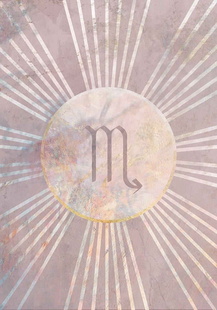 Scorpio Boho Star Sign Sun art print by Sarah Manovski for $57.95 CAD