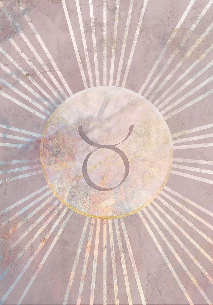 Taurus Boho Star Sign Sun art print by Sarah Manovski for $57.95 CAD