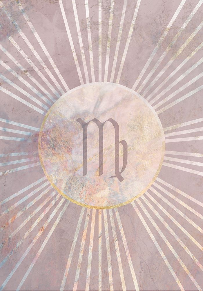Virgo Boho Star Sign Sun art print by Sarah Manovski for $57.95 CAD
