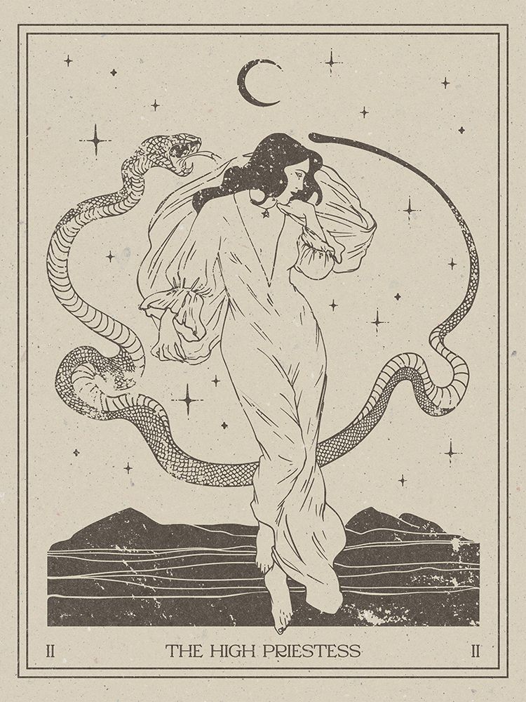 The High Priestess art print by Nktn for $57.95 CAD