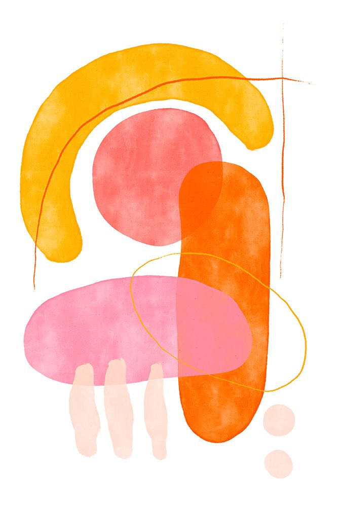 Playing Shapes No 5 art print by Treechild for $57.95 CAD