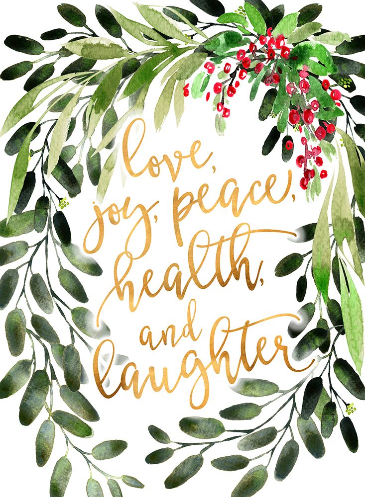 Holiday Wishes With Watercolor Bouquet art print by Rosana Laiz Blursbyai for $57.95 CAD