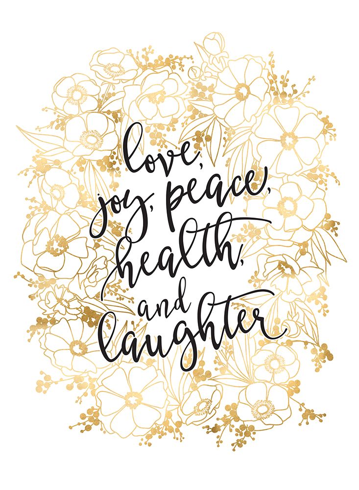 Holiday Wishes With Gold Flowers art print by Rosana Laiz Blursbyai for $57.95 CAD