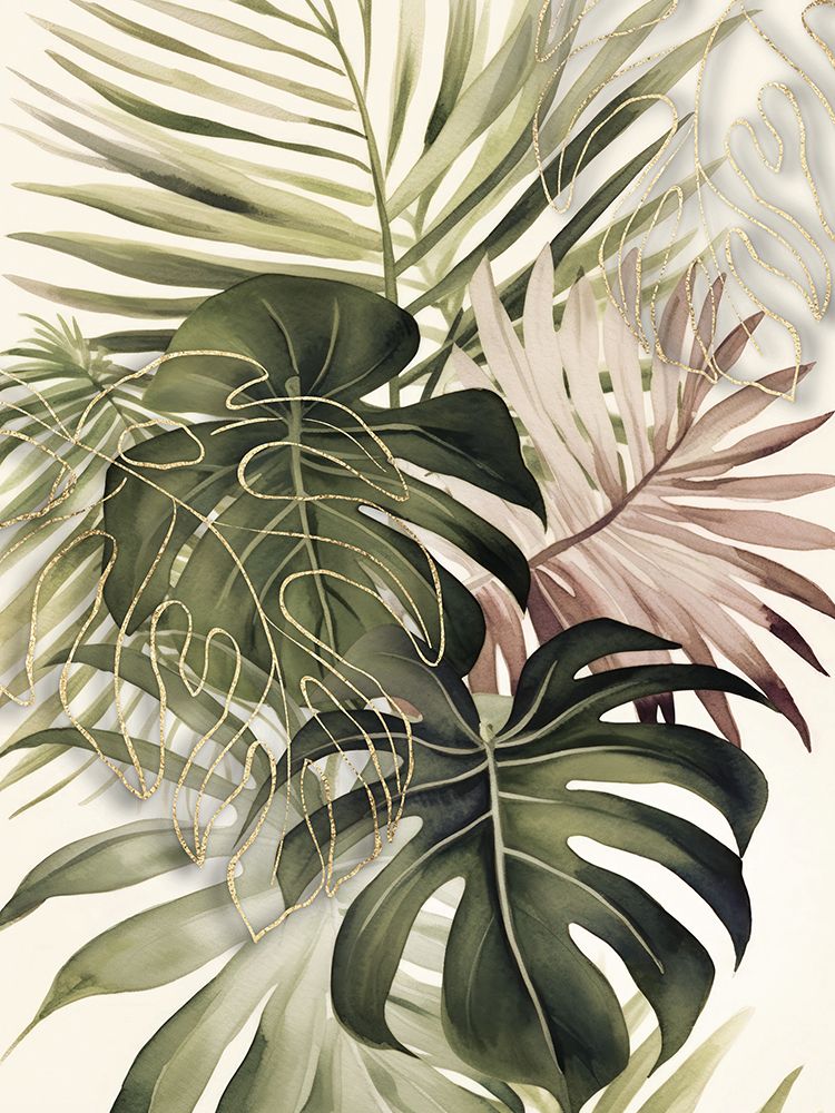 Boho Tropical Bouquet art print by Andrea Haase for $57.95 CAD
