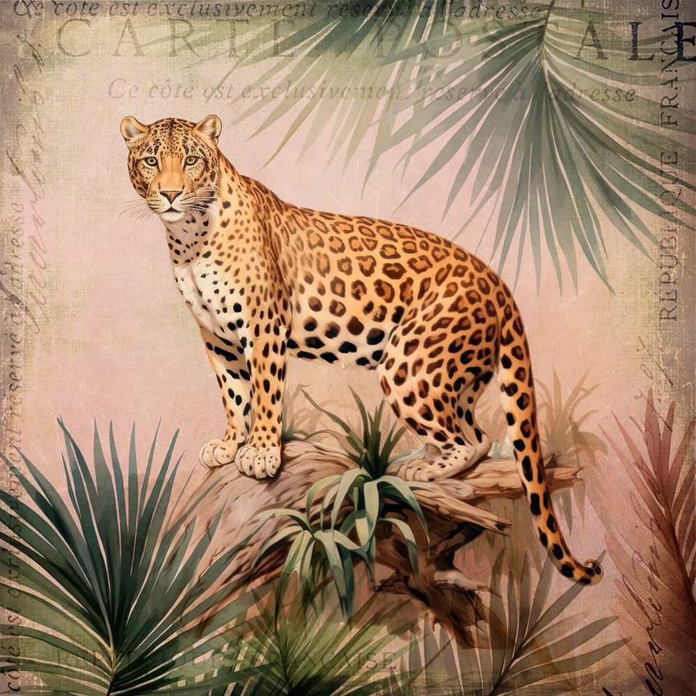 Cheetahs Tropical Jungle art print by Andrea Haase for $57.95 CAD