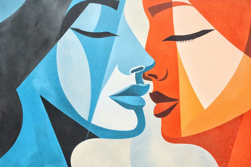 Kissing You art print by Andrea Haase for $57.95 CAD