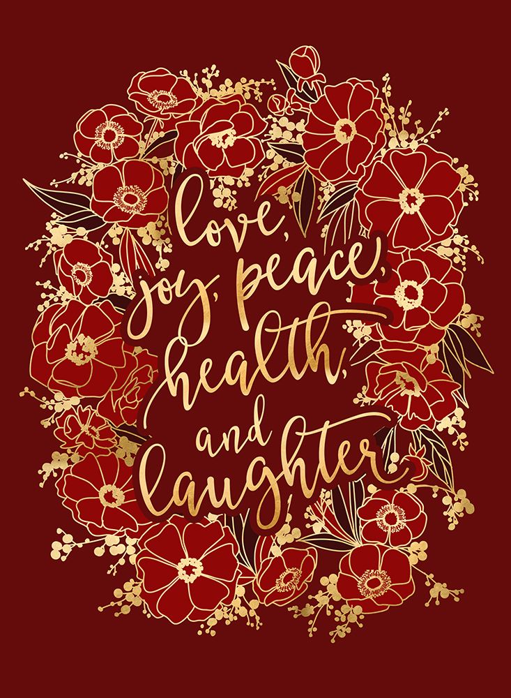 Holiday wishes - red art print by Rosana Laiz Blursbyai for $57.95 CAD