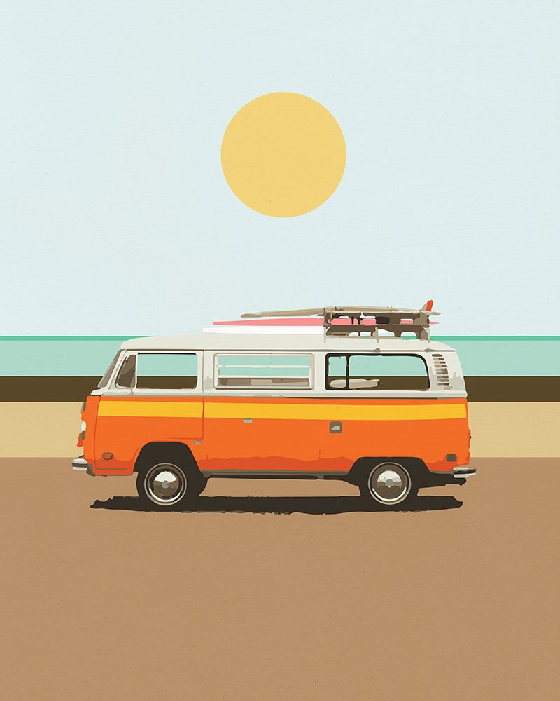 Road Trip 1 art print by Dan Hobday for $57.95 CAD
