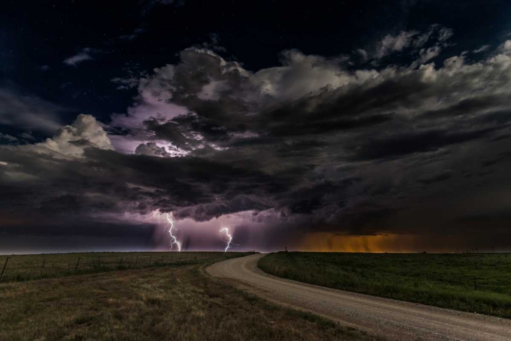 Prairie Lightning art print by Christian Skilbeck for $57.95 CAD