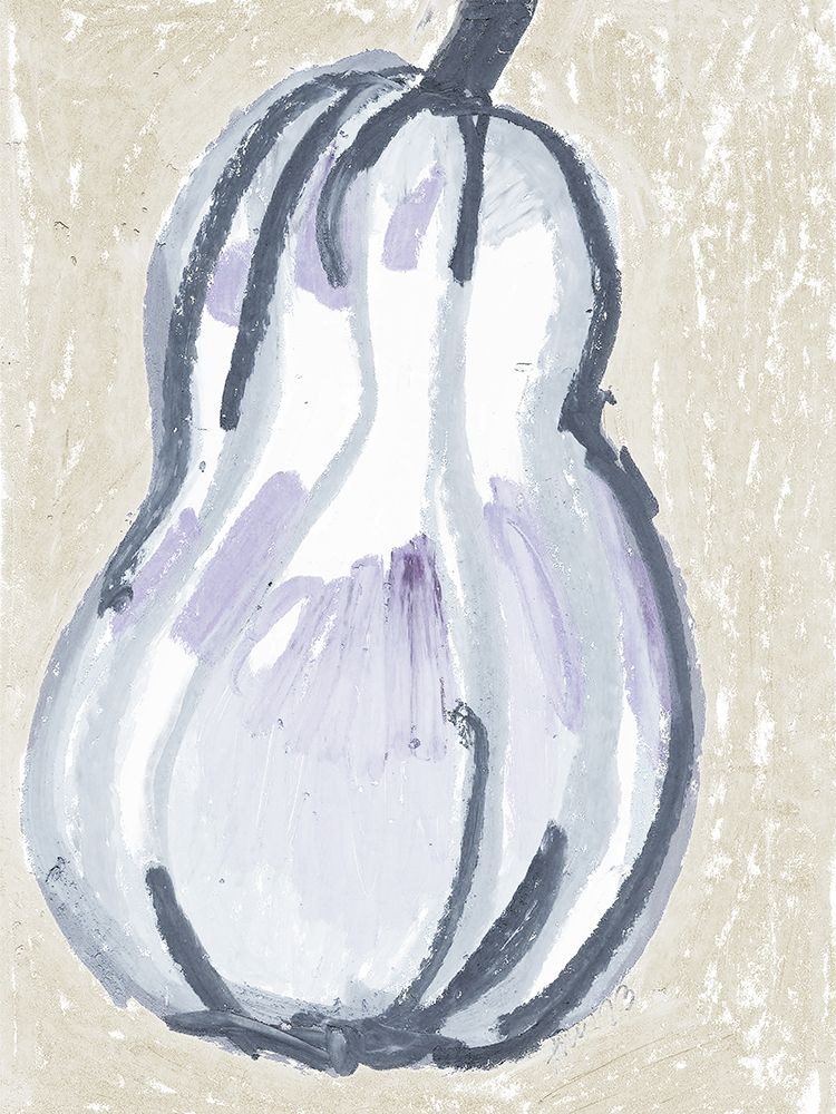 Pumpkin Pastel Blue art print by Ania Zwara for $57.95 CAD