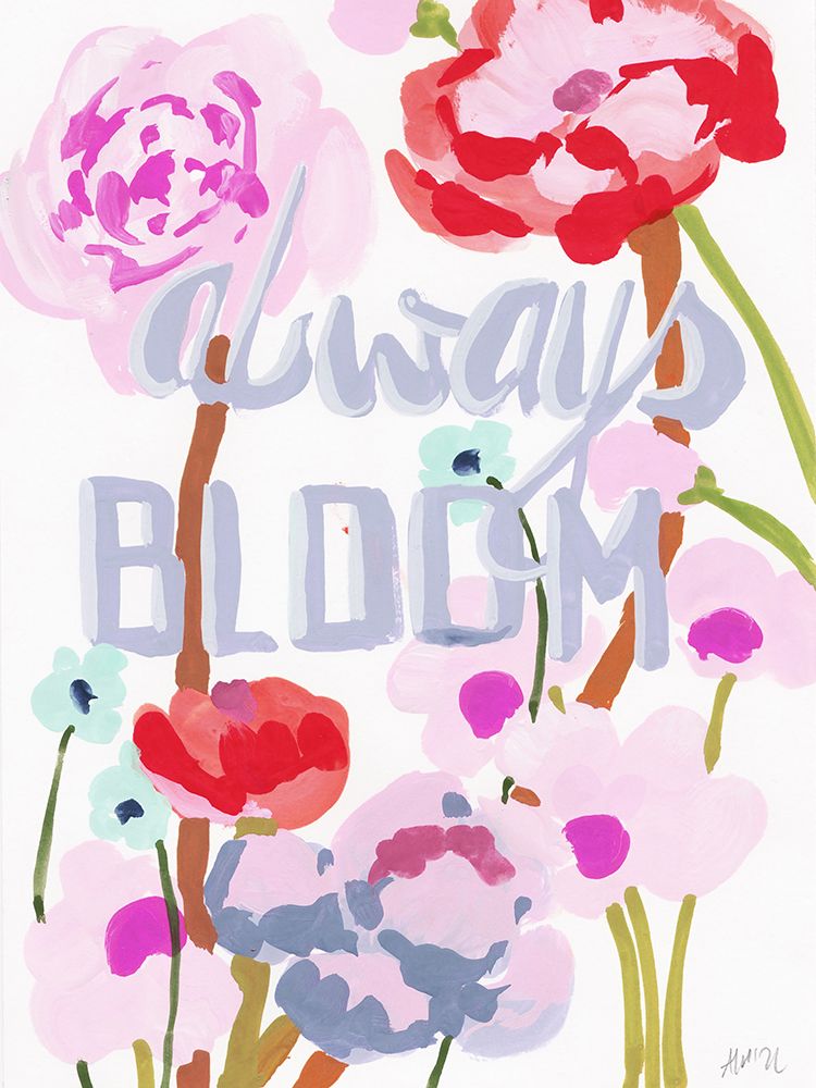 Always Bloom Red Poppies art print by Ania Zwara for $57.95 CAD