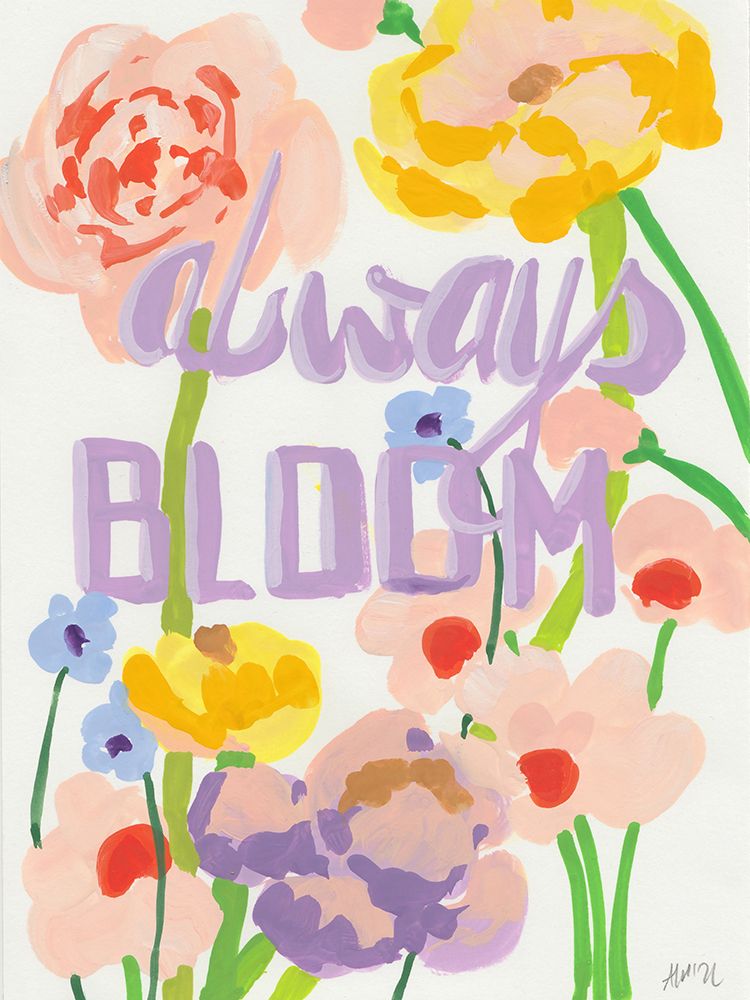 Always Bloom Yellow art print by Ania Zwara for $57.95 CAD