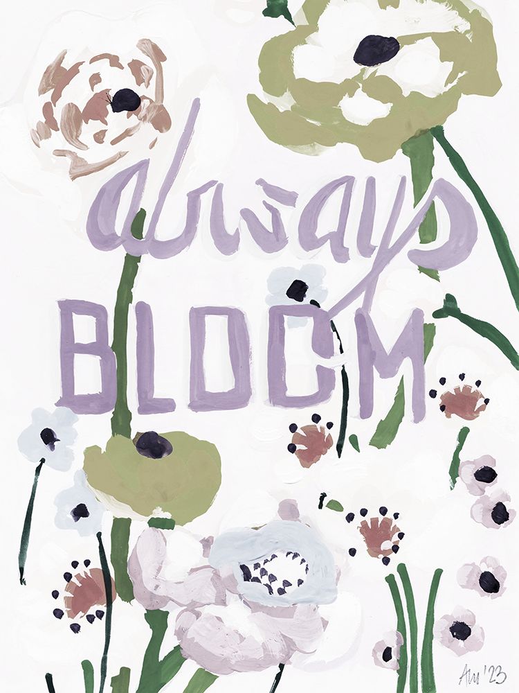 Always Bloom Pastel art print by Ania Zwara for $57.95 CAD
