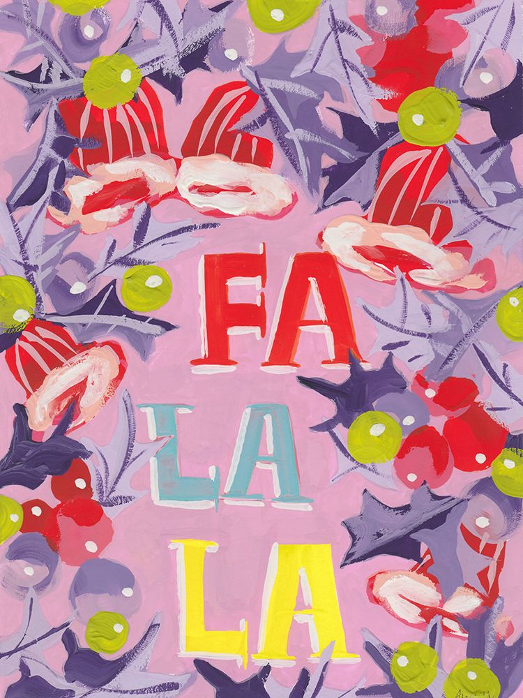 Fa LA LA Pink art print by Ania Zwara for $57.95 CAD