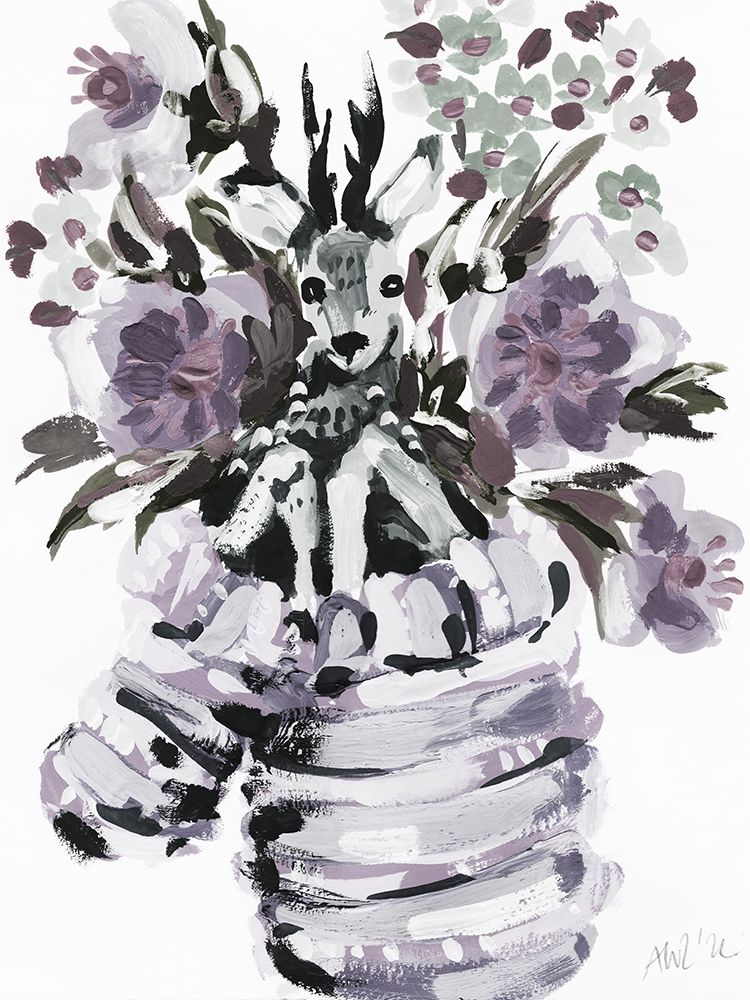 Deer In A Glove Mono art print by Ania Zwara for $57.95 CAD