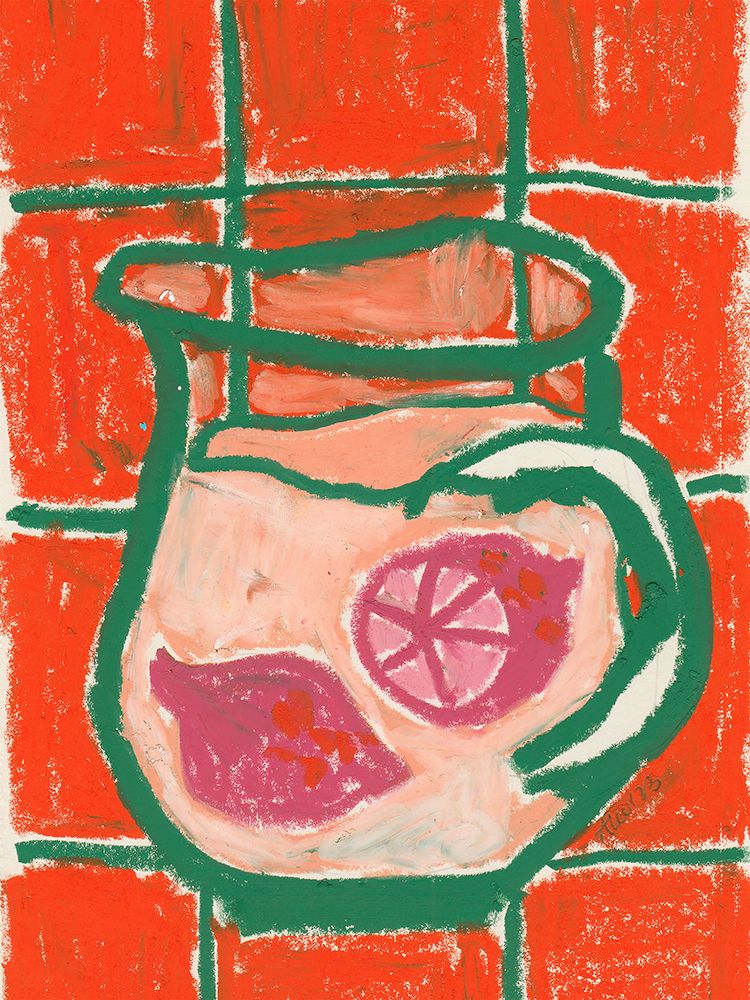 Jug Of Lemonade Orange art print by Ania Zwara for $57.95 CAD