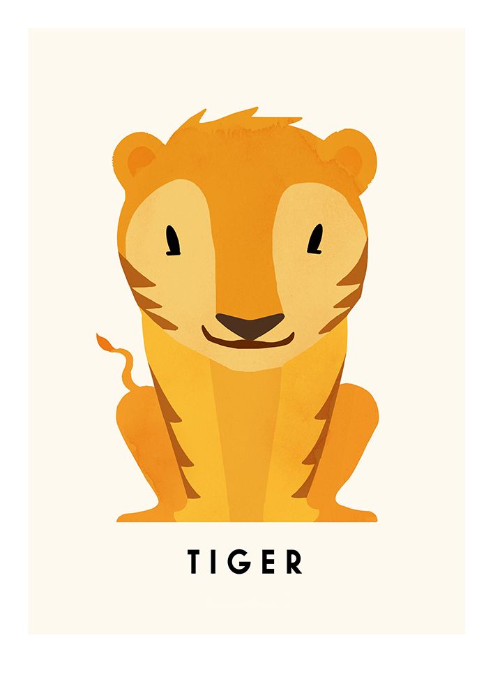 Tiger art print by Erik Wintzell for $57.95 CAD